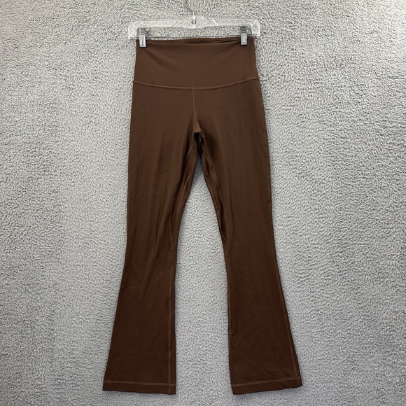 Lululemon Align High Rise Mini Flared Pant Leggings 28" Java Brown Yoga Women 6 - Picture 1 of 10